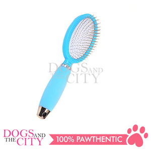 DGZ LG328 Single Brush with Silicone Handle SMALL for Dog and Cat 10CM