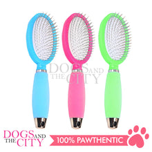 Load image into Gallery viewer, DGZ LG328 Single Brush with Silicone Handle SMALL for Dog and Cat 10CM