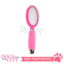 Load image into Gallery viewer, DGZ LG328 Single Brush with Silicone Handle SMALL for Dog and Cat 10CM