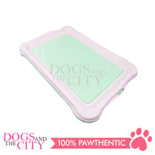 Load image into Gallery viewer, DGZ Pet Potty Train Pan Portable Indoor Outdoor Potty Holder SMALL for Dog and Puppy 49x32cm