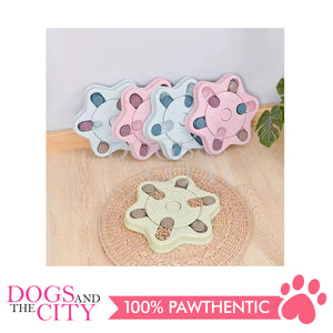 DGZ WO-230 Star Shaped Dog Cat Treat Intelligent Puzzle Toy Feeder 25x25x3cm