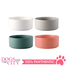 Load image into Gallery viewer, Dgz Nordic Ceramic Pet Bowl Large 850ml 21x8cm for Dog and Cat