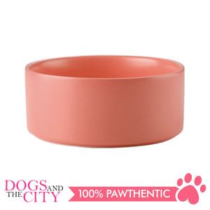 Dgz Nordic Ceramic Pet Bowl Large 850ml 21x8cm for Dog and Cat