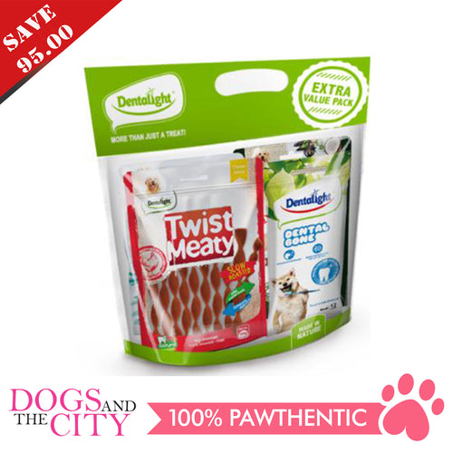 DENTALIGHT 10066-1 (Save P95) Assorted Dog Treats 4 Packs Extra Value Pack