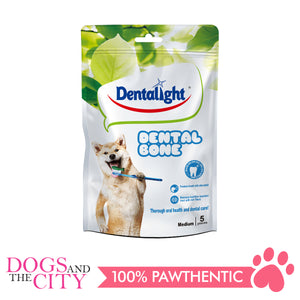 Dentalight 2238 3" Dental Bone -Medium 5 pieces 90g - Dogs And The City Online