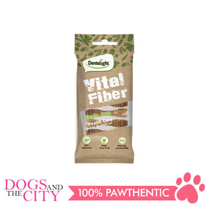 Dentalight 6830 2.7" Vital Fiber Brush Treats Small 7 bones/70g (2 packs) - Dogs And The City Online