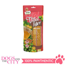 Load image into Gallery viewer, Dentalight 10806 8&quot; Vital Fiber Wellbar×3pcs LARGE 250g Honey, Fennel seed, Kumquat Dog Treats