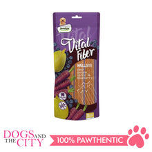 Load image into Gallery viewer, Dentalight 10813 8&quot; Vital Fiber Wellbar×3pcs LARGE 250g Pear, Purple Carrot, Blueberry Dog Treats