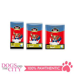 Dono Disposable Dog Diapers Male-Denim Style XS (26PCS) - Dogs And The City Online