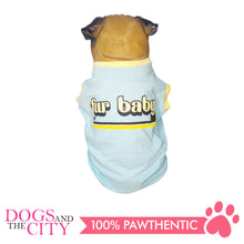 Load image into Gallery viewer, DOGGIESTAR Pet T-shirt Fur Baby Pastel Blue Dog Clothes