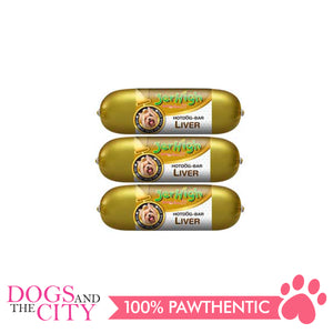 Jerhigh Hotdog Bar Liver 150g (3 pieces) - All Goodies for Your Pet