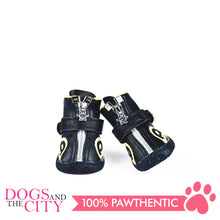 Load image into Gallery viewer, Jml Leather with Fur and Rubber Sole Dog Shoes Size 2 - All Goodies for Your Pet