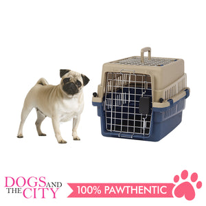 KNO206 Double Door Pet Carrier 32x49x32cm for Dog and Cat