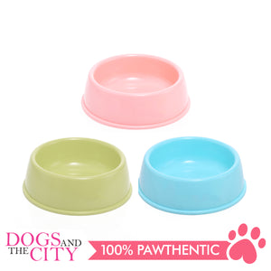 JX 0023 Colored Pet Plastic Bowl 12cm