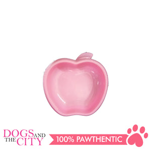 JX 535 Plastic Bowl Apple Shape 15cm - All Goodies for Your Pet