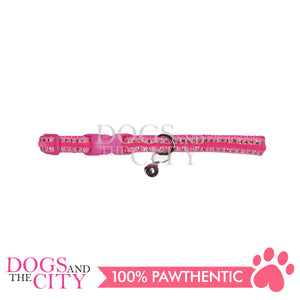 JX JCC1100 1.0Cm Adjustable Pet Collar With Bell 20-30cm