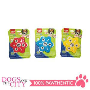 JX P993 Hexagonal Soft Molar Toy 10x10x3cm Dog Toy