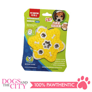 JX P993 Hexagonal Soft Molar Toy 10x10x3cm Dog Toy