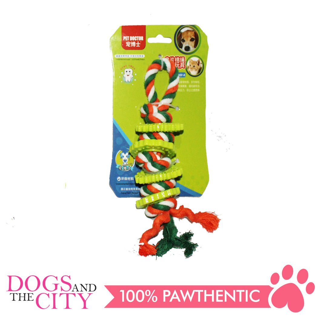 JX P1022-A String Cotton Rope Molar Pet Toy 20X5X5Cm