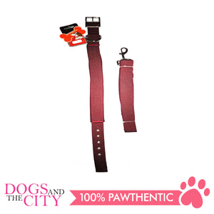 JX 3.2cm Pet Collar and Leash For Large Breed Dogs