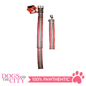 JX 3.2cm Pet Collar and Leash For Large Breed Dogs