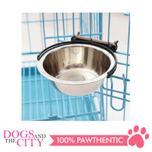 Load image into Gallery viewer, JX Stainless Steel Hanging Pet Bowls for Dogs and Cats 11cm/13cm/17cm/22cm