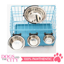 Load image into Gallery viewer, JX Stainless Steel Hanging Pet Bowls for Dogs and Cats 11cm/13cm/17cm/22cm