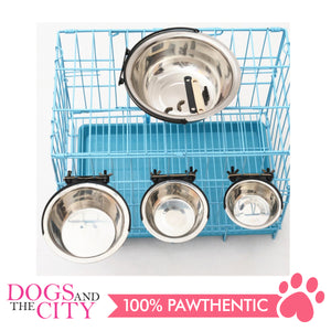 JX Stainless Steel Hanging Pet Bowls for Dogs and Cats 11cm/13cm/17cm/22cm