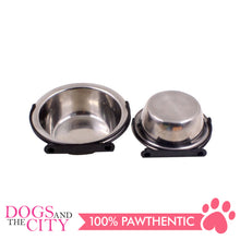 Load image into Gallery viewer, JX Stainless Steel Hanging Pet Bowls for Dogs and Cats 11cm/13cm/17cm/22cm