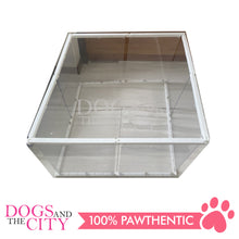 Load image into Gallery viewer, M-BABY Patented Transparent Modern ACRYLIC Pet Playpen Portable Model 45cm high 8 Panels for Dog and Cat - Dogs And The City Online
