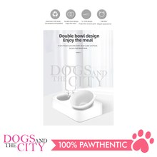 Load image into Gallery viewer, MRCT Automatic Pets Water Feeder with Rotating Tilted Cat/Dog Bowl Small 25x24.5x13.9cm - Dogs And The City Online