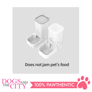 Automatic Pet Food Feeder Self-Dispensing Gravity Device 2.1KG for Dogs and Cats