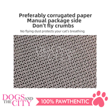 Load image into Gallery viewer, MRCT Compass Pets Corrugated Cat Scratch Replacement Pad Scratcher Inner Core LARGE 40x40x10cm - Dogs And The City Online