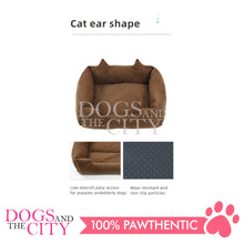 Load image into Gallery viewer, MRCT Cat with Ear Design Pet Bed (GREY) for Dog and Cat in Different Sizes