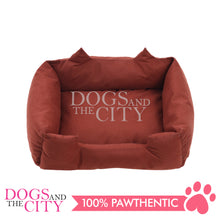 Load image into Gallery viewer, MRCT Cat with Ear Design Pet Bed (Brown) for Dog and Cat - Dogs And The City Online