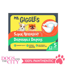 Load image into Gallery viewer, Mr. Giggles Dog Female Absorbent Disposable Diapers 12pcs/pack