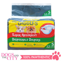 Load image into Gallery viewer, Mr. Giggles Dog Female Absorbent Disposable Diapers 12pcs/pack