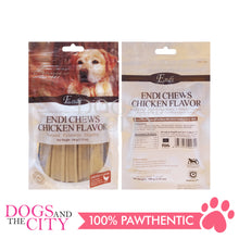 Load image into Gallery viewer, ENDI N004 Chicken Flavor Large Dental Bone with Black Sesame Seed Dog Treats 100g