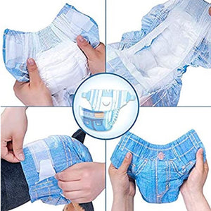 Pet Soft Denims Diaper X-Small 8's - All Goodies for Your Pet