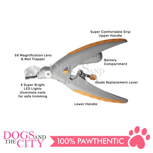 PAWISE 11460 Light Up Nail Clipper 15cm