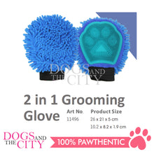 Load image into Gallery viewer, PAWISE 11496 2 in 1 Magic Pet Grooming Gloves for Dog and Cat