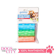 Load image into Gallery viewer, Pawise 11596 Dog Poop Bag Refills 20 sheets x 3 rolls - All Goodies for Your Pet