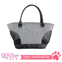 Load image into Gallery viewer, Pawise 12490 Pet Tote Bag (White/Black) for Dog and Cat 50x21x27cm