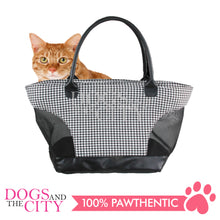 Load image into Gallery viewer, Pawise 12490 Pet Tote Bag (White/Black) for Dog and Cat 50x21x27cm