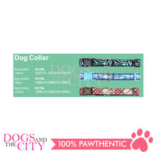 Load image into Gallery viewer, PAWISE 13272 Pet Adjustable Collar Zebra Design Small for Dog and Cat (22-35cm/15mm）