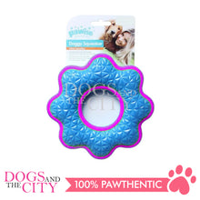 Load image into Gallery viewer, PAWISE 14647 TPR Form Star Donut Squeaker Dog Toy 23cm