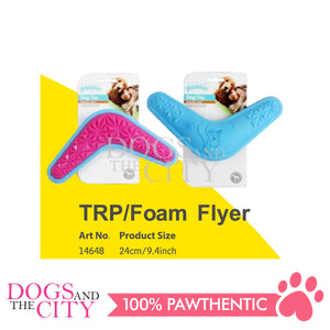 PAWISE 14648 Doggy Squeaker Form Flyer/TPR 24cm