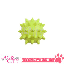 Load image into Gallery viewer, PAWISE 14715 Star Spiky Dental Toy Pet Ball w/ Bell 2.5 inches for Dog