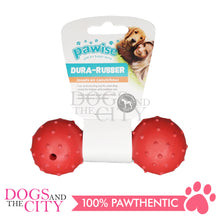 Load image into Gallery viewer, PAWISE 14731 Dura-Rubber Dumbell w/Bell 4.5inches