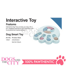Load image into Gallery viewer, Pawise 14821 Smart Tranner Interactive Paw Shaped Puzzle IQ Toys for Dogs 23x24x5cm
